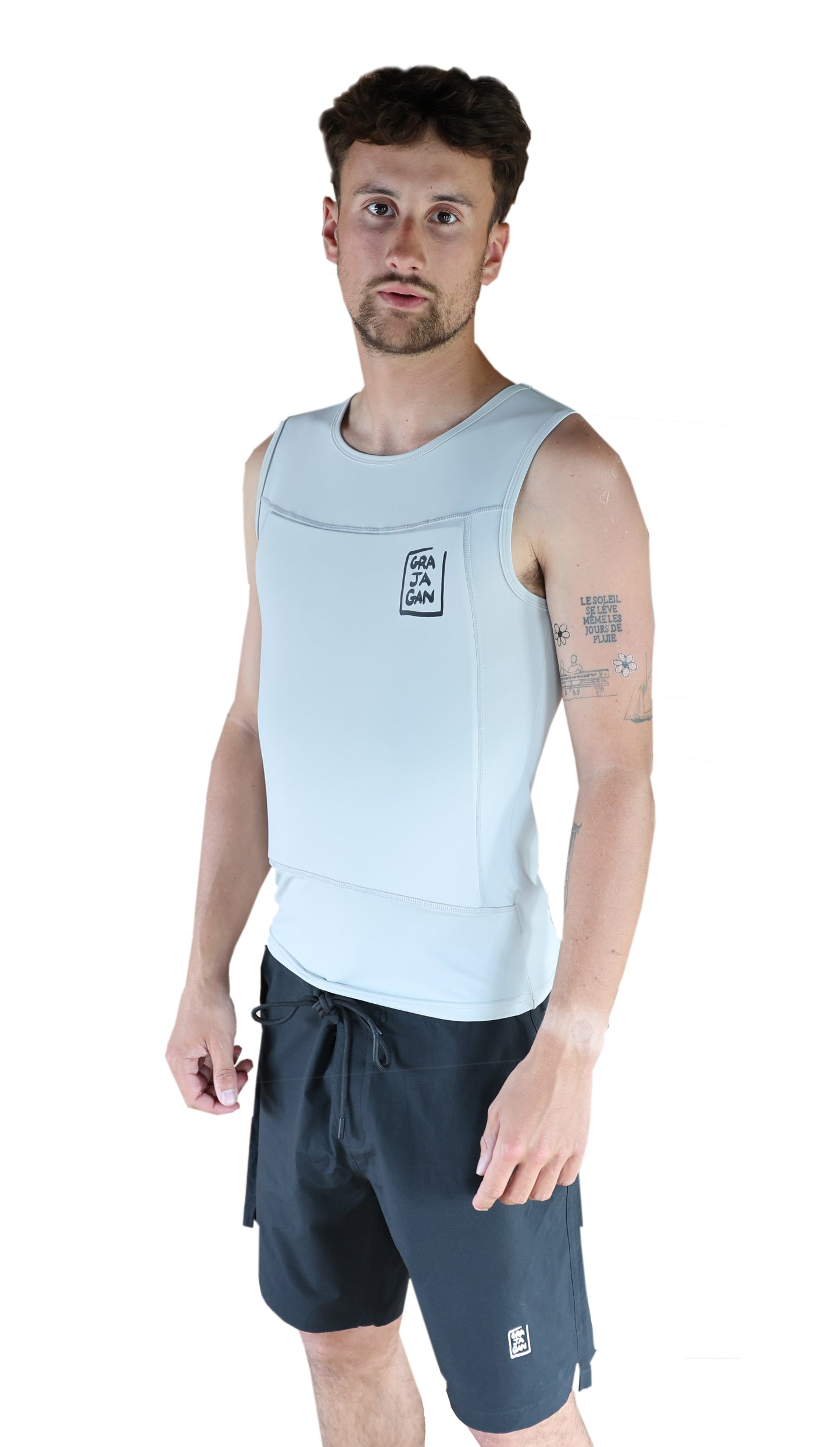 RIB GUARD SANS MANCHE GREY