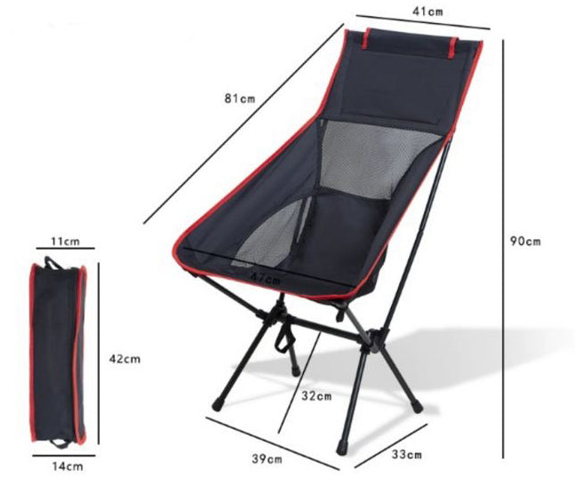 CHAISE DE CAMPING HAUTE